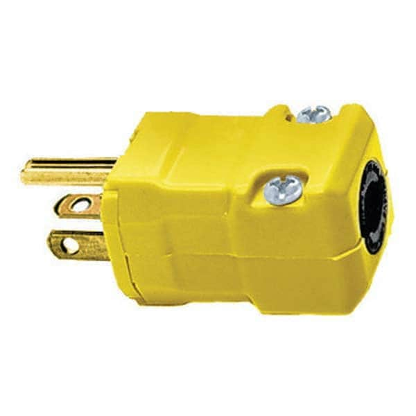 Hubbell Wiring Device-Kellems - Straight Blade Plugs & Connectors Connector Type: Plug Grade: Industrial - USA Tool & Supply