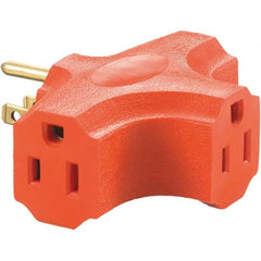 Hubbell Wiring Device-Kellems - Straight Blade Plugs & Connectors Connector Type: Adapter Grade: Residential - USA Tool & Supply