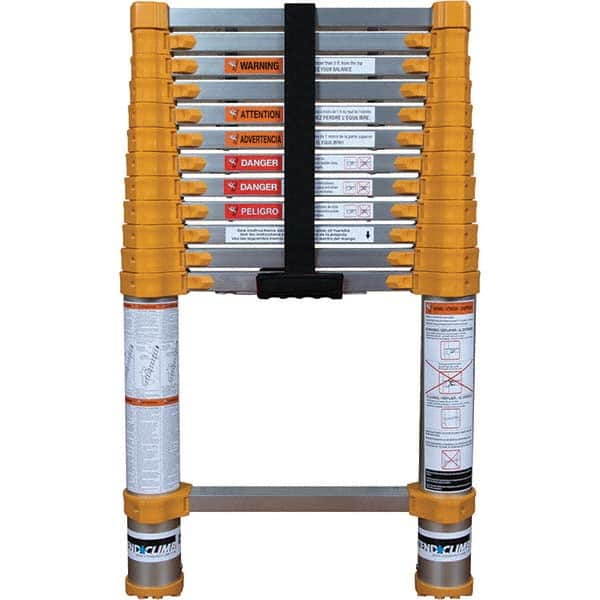 Xtend+Climb - Extension Ladders Type: Telescoping Ladder Height (Feet): 12.50 - USA Tool & Supply