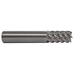 5mm TuffCut SS 6 Fl High Helix Non-Center Cutting End Mill ALtima coated - USA Tool & Supply