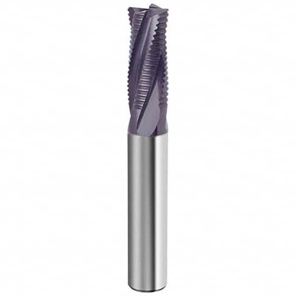 Guhring - Roughing & Finishing End Mills Mill Diameter (Inch): 1/4 End Type: Corner Chamfer - USA Tool & Supply