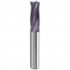 Guhring - Roughing & Finishing End Mills Mill Diameter (Inch): 1/4 End Type: Corner Chamfer - USA Tool & Supply