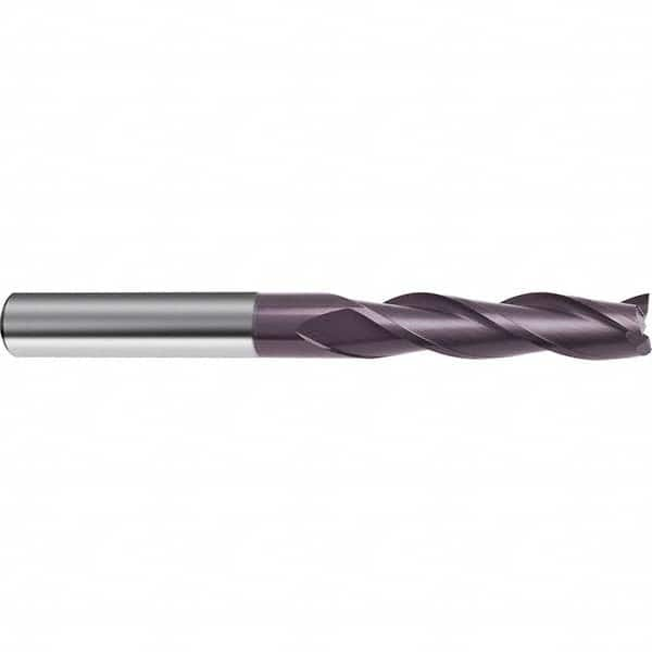 Guhring - 5/16", 1-1/8" LOC, 5/16" Shank Diam, 3" OAL, 3 Flute Solid Carbide Square End Mill - USA Tool & Supply