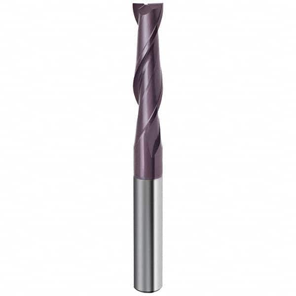Guhring - 3/4", 2-1/4" LOC, 3/4" Shank Diam, 5" OAL, 2 Flute Solid Carbide Square End Mill - USA Tool & Supply