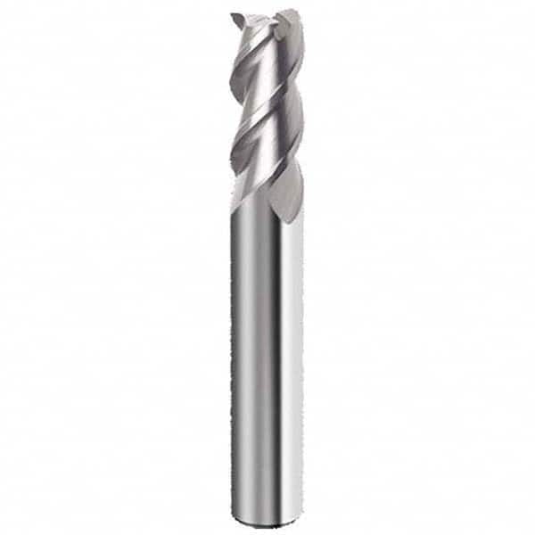 Guhring - 5/8", 1-1/4" LOC, 5/8" Shank Diam, 3-1/2" OAL, 3 Flute Solid Carbide Square End Mill - USA Tool & Supply