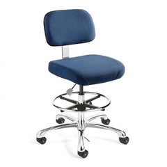Bevco - 22-1/2 to 32-1/2" High ESD Swivel Chair - USA Tool & Supply