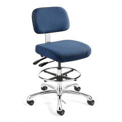 Bevco - 22-1/2 to 32-1/2" High ESD Swivel Chair - USA Tool & Supply