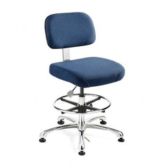 Bevco - 21-1/2 to 31-1/2" High ESD Swivel Chair - USA Tool & Supply