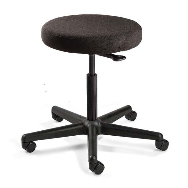 Bevco - Swivel & Adjustable Stools Type: Adjustable Backless Stool Base Type: Nylon - USA Tool & Supply
