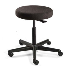 Bevco - Swivel & Adjustable Stools Type: Adjustable Backless Stool Base Type: Nylon - USA Tool & Supply