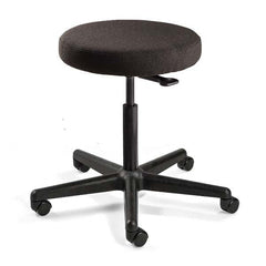 Bevco - Swivel & Adjustable Stools Type: Adjustable Backless Stool Base Type: Nylon - USA Tool & Supply
