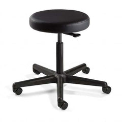 Bevco - Swivel & Adjustable Stools Type: Adjustable Backless Stool Base Type: Nylon - USA Tool & Supply
