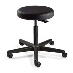Bevco - Swivel & Adjustable Stools Type: Adjustable Backless Stool Base Type: Nylon - USA Tool & Supply
