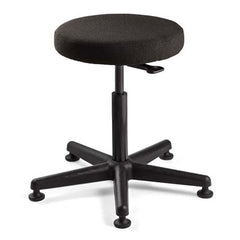 Bevco - Swivel & Adjustable Stools Type: Adjustable Backless Stool Base Type: Nylon - USA Tool & Supply