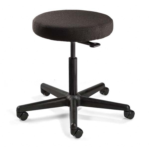 Bevco - Swivel & Adjustable Stools Type: Adjustable Backless Stool Base Type: Nylon - USA Tool & Supply