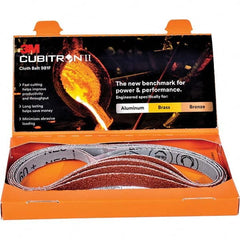 3M - Abrasive Belts Abrasive Type: Coated Belt Width (Inch): 1/2 - USA Tool & Supply