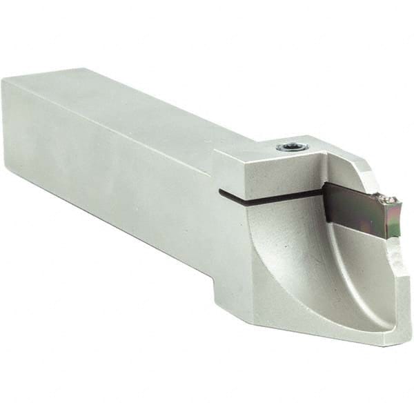 Arno - 0.394" Max Depth, 0.059 to 0.787" Width, External Left Hand Indexable Grooving/Cutoff Toolholder - USA Tool & Supply