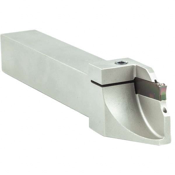 Arno - 0.63" Max Depth, 0.079 to 1.26" Width, External Left Hand Indexable Grooving/Cutoff Toolholder - USA Tool & Supply
