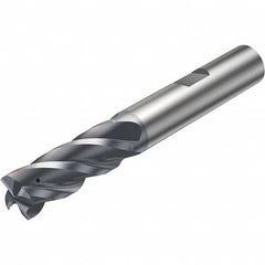 Sandvik Coromant - 3/4" Diam 4 Flute Solid Carbide 0.19" Corner Radius End Mill - USA Tool & Supply