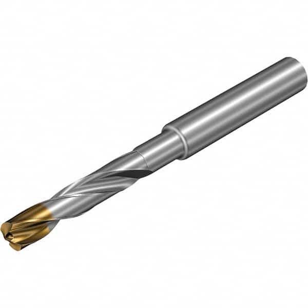 Sandvik Coromant - 8.4mm 140° Solid Carbide Screw Machine Drill Bit - USA Tool & Supply