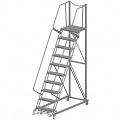 Ballymore - Rolling & Wall Mounted Ladders & Platforms Type: Rolling Warehouse Ladder Style: Rolling Safety Ladder - USA Tool & Supply