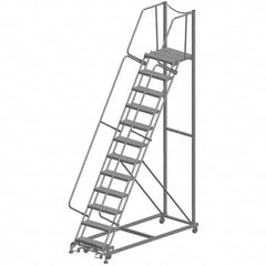 Ballymore - Rolling & Wall Mounted Ladders & Platforms Type: Rolling Warehouse Ladder Style: Rolling Safety Ladder - USA Tool & Supply