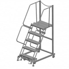 Ballymore - Rolling & Wall Mounted Ladders & Platforms Type: Rolling Warehouse Ladder Style: Rolling Safety Ladder - USA Tool & Supply