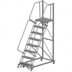 Ballymore - Rolling & Wall Mounted Ladders & Platforms Type: Rolling Warehouse Ladder Style: Rolling Safety Ladder - USA Tool & Supply
