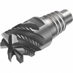 Sandvik Coromant - Square End Mill Heads Mill Diameter (Inch): 1 Mill Diameter (Decimal Inch): 1.0000 - USA Tool & Supply