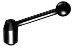 J.W. Winco - M12 x 1.75, 23mm Hub Diam, Steel Tapped Insert Adjustable Clamping Handle - USA Tool & Supply