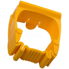 Mop & Broom Holder for 21.5-37″ Rail Organizer, Yellow, 2-Pack