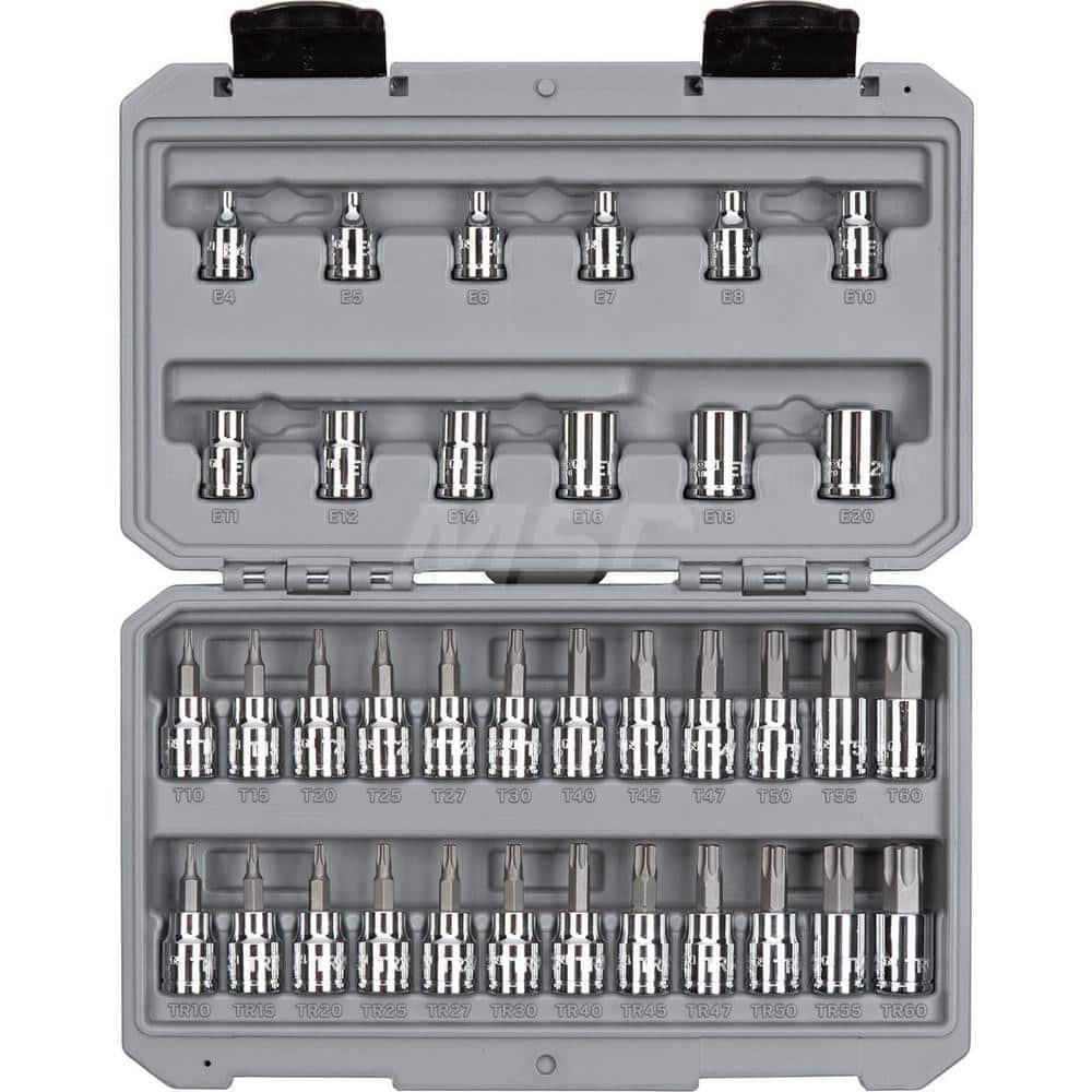Torx Bit Socket Set: 36 Pc, 3/8″ Drive