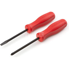 Screwdriver Set: 2 Pc, Phillips & Slotted