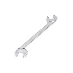 Open End Wrench: Angled & Open End Head, 15 mm Chrome Moly Finish