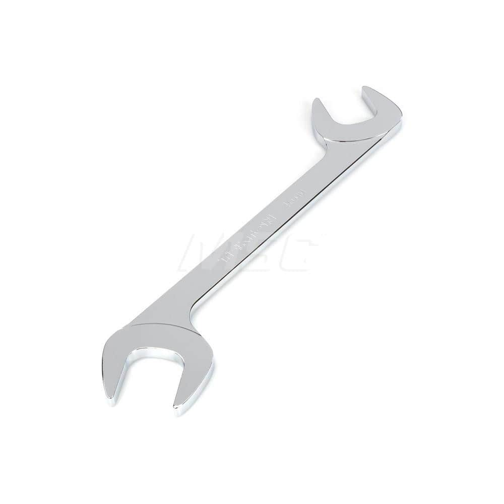 Open End Wrench: Angled & Open End Head, 46 mm Chrome Moly Finish