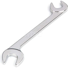 Open End Wrench: Angled & Open End Head, 15/16″ Chrome Moly Finish