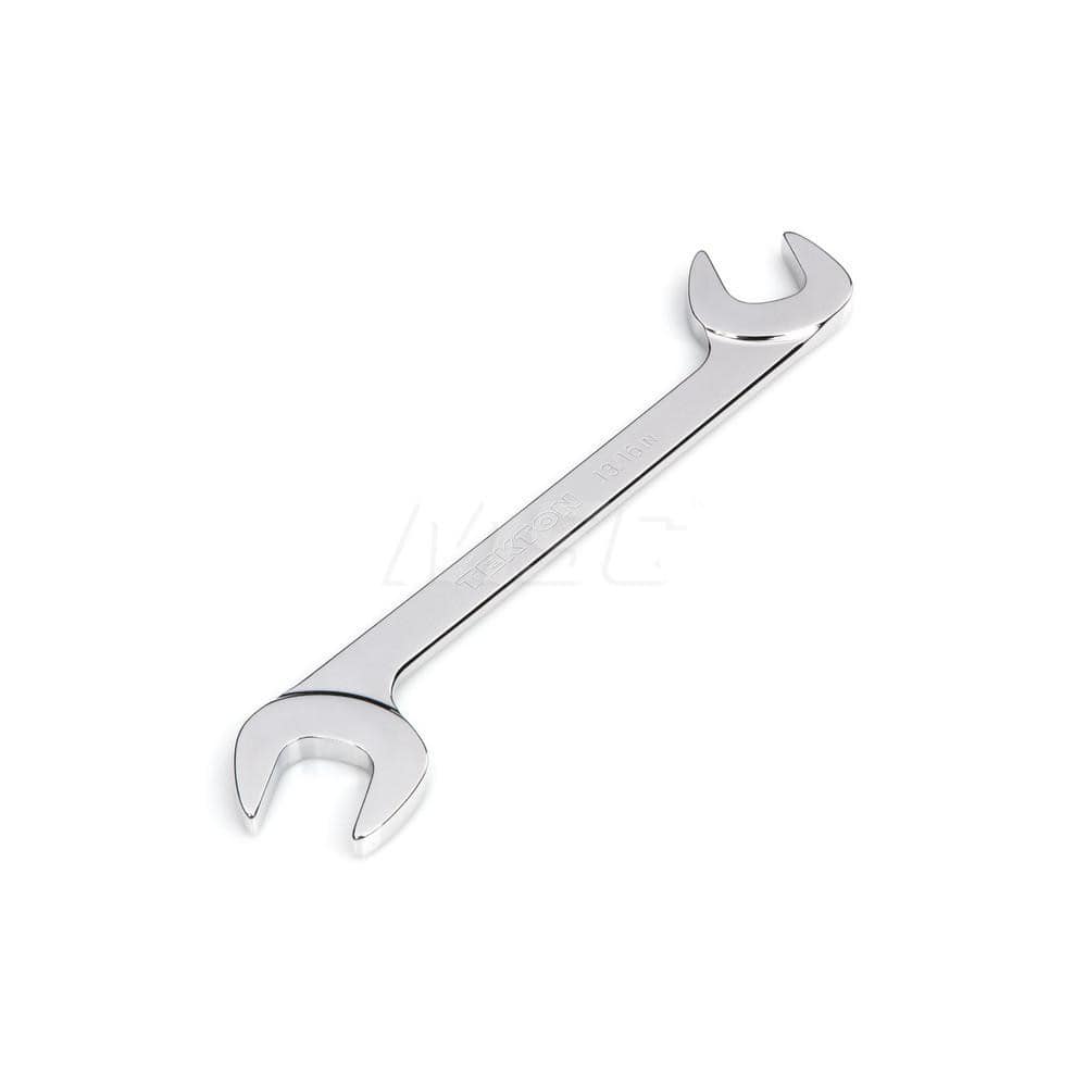 Open End Wrench: Angled & Open End Head, 13/16″ Chrome Moly Finish