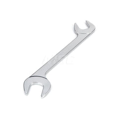 Open End Wrench: Angled & Open End Head, 1-1/4″ Chrome Moly Finish