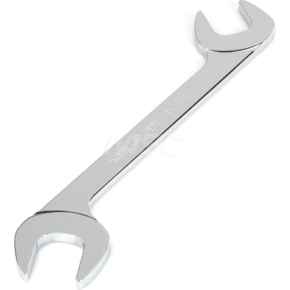 Open End Wrench: Angled & Open End Head, 1-3/8″ Chrome Moly Finish