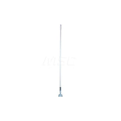 Mop Handles; For Use With: Dust Mops; Connection Type: Clip-On; Handle Type: Clip-On; Handle Length (Inch): 60; Handle Material: Fiberglass; Handle Style: No; Color: White; Connector Material: Steel; Handle Length: 60; Telescoping: No