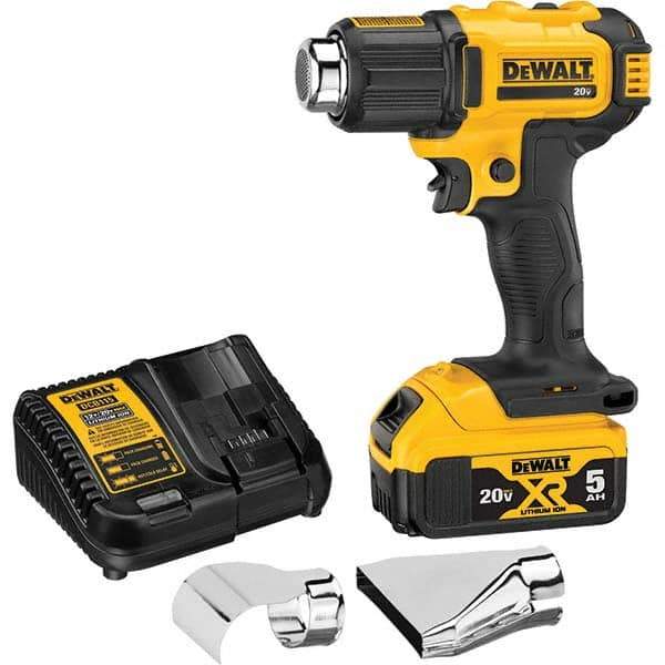 DeWALT - Heat Guns & Blowers Type: Heat Gun Heat Setting (Deg F): 550-990 - USA Tool & Supply