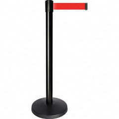 Tensator - Barrier Posts Type: Tensabarrier Post Post Color/Finish: Black - USA Tool & Supply