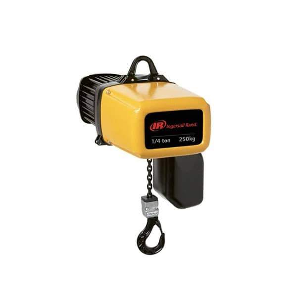 Ingersoll-Rand - Electric Hoists   Type: Electric Chain Hoist    Load Capacity (Ton): 0.25 - USA Tool & Supply