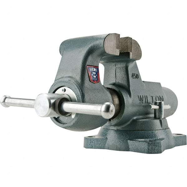 Wilton - Bench Vises Jaw Width (Inch): 6 Jaw Opening Capacity (Inch): 10 - USA Tool & Supply