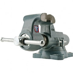 Wilton - Bench Vises Jaw Width (Inch): 4 Jaw Opening Capacity (Inch): 6-1/2 - USA Tool & Supply