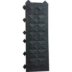 Ergo Advantage - 6" Long x 18" Wide x 1" Thick, Anti-Fatigue Modular Matting Anti-Fatigue Flooring - USA Tool & Supply