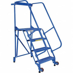 Vestil - 70" High 350 Lb Capacity 4 Step Ladder - USA Tool & Supply