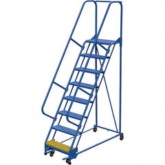 Vestil - 110" High 350 Lb Capacity 8 Step Ladder - USA Tool & Supply