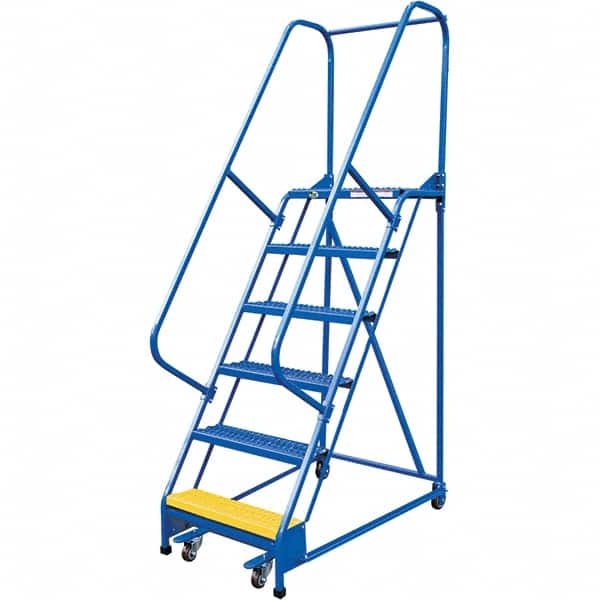 Vestil - 90" High 350 Lb Capacity 6 Step Ladder - USA Tool & Supply