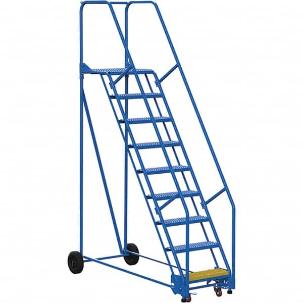 Vestil - 120" High 350 Lb Capacity 9 Step Ladder - USA Tool & Supply